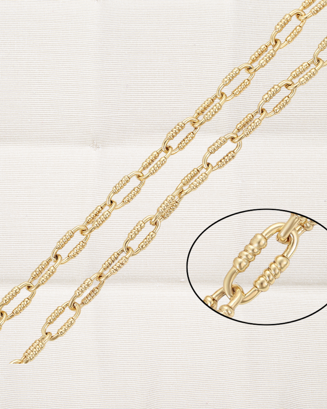 Link texture Necklace