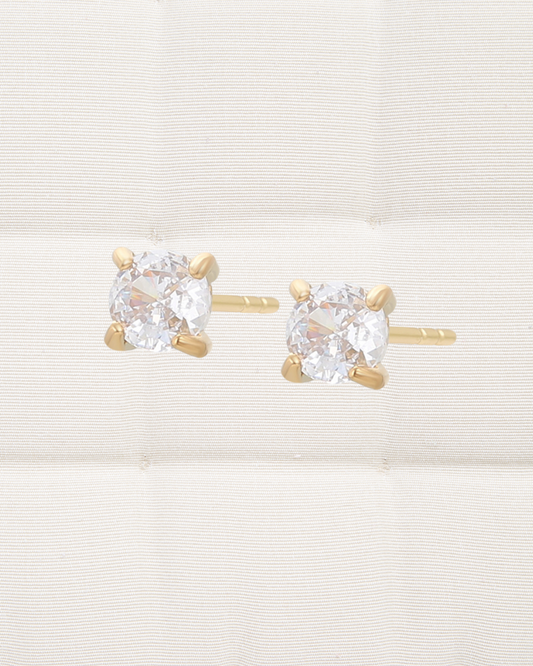Cubic Zirconia Stud Earrings