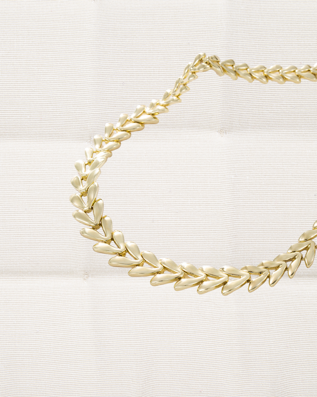 Golden Laurel Necklace