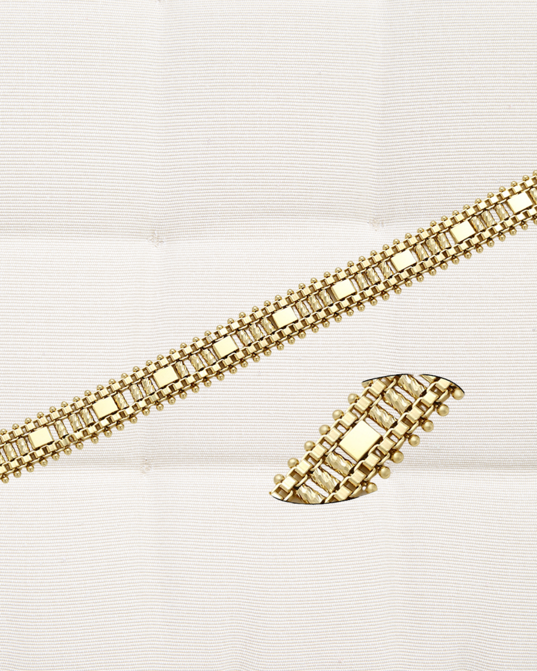 Grid Statement Bracelet