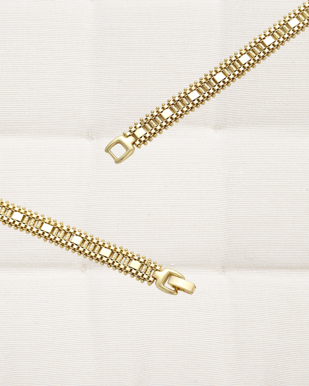 Grid Statement Bracelet
