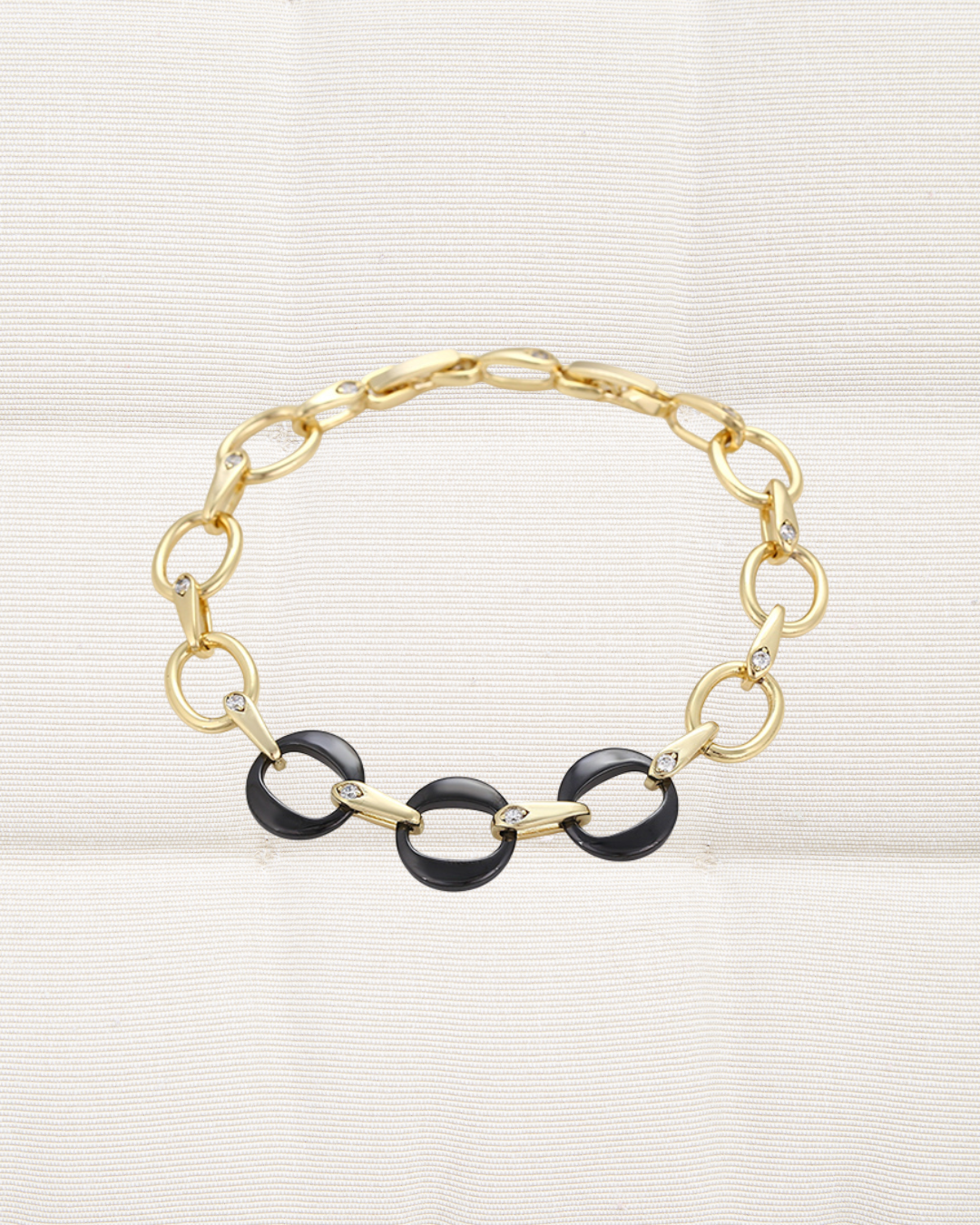 Circles Bracelet Black