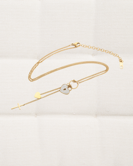 Necklace Love keyhole