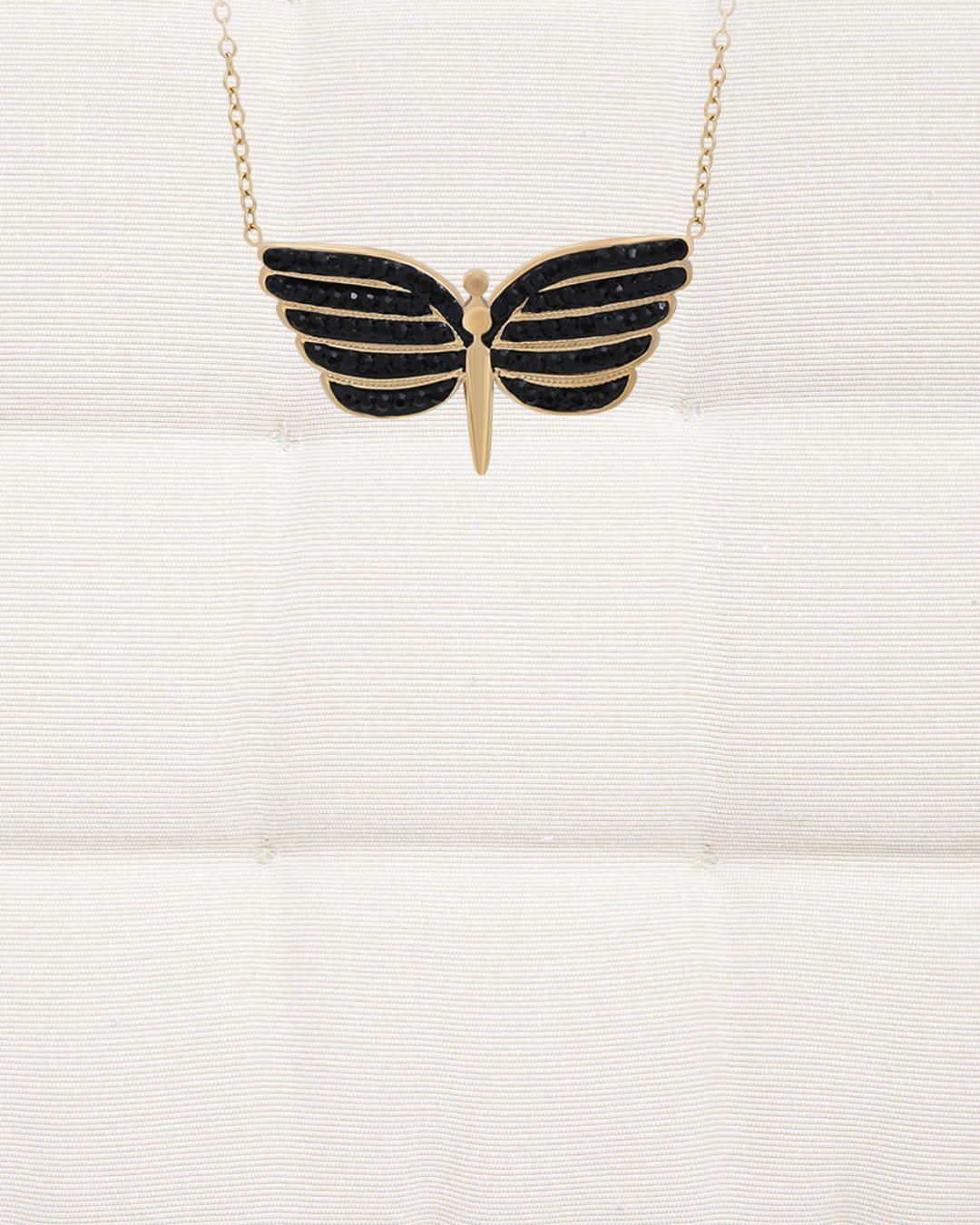 Necklace Black Butterfly