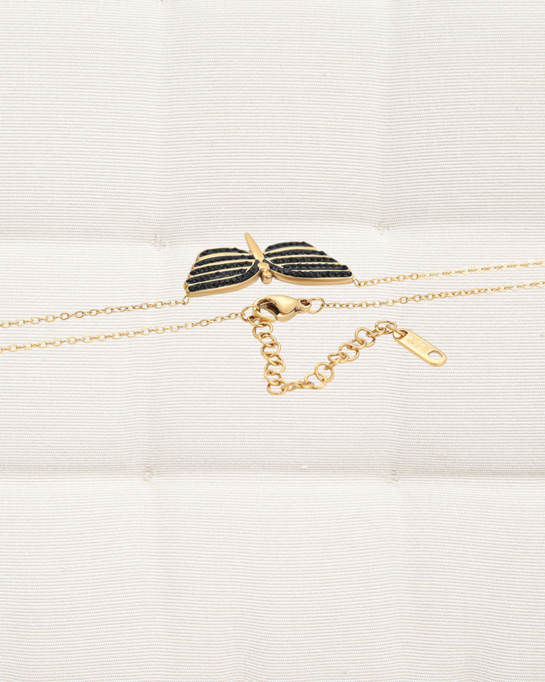 Necklace Black Butterfly